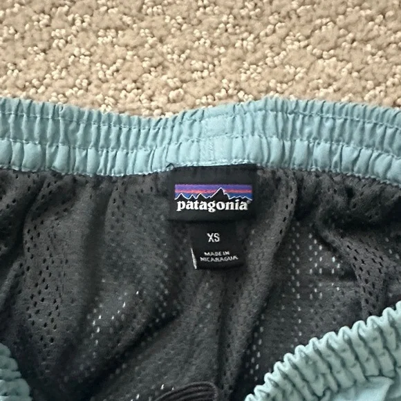 Patagonia Baggies Aqua Nylon Shorts - Picture 2 of 4